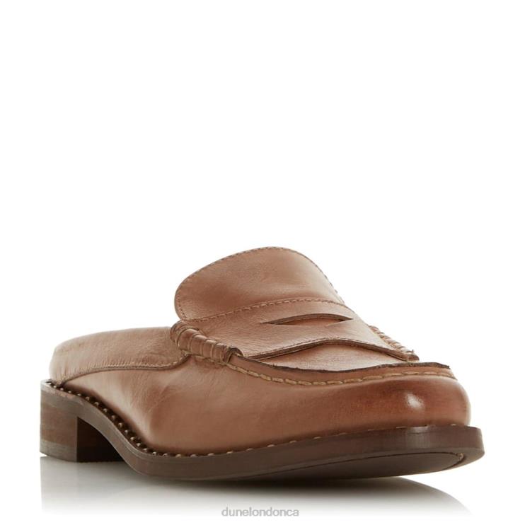 Dune London Greenland Men Leather Mule Loafer Cream 2Z0DB424