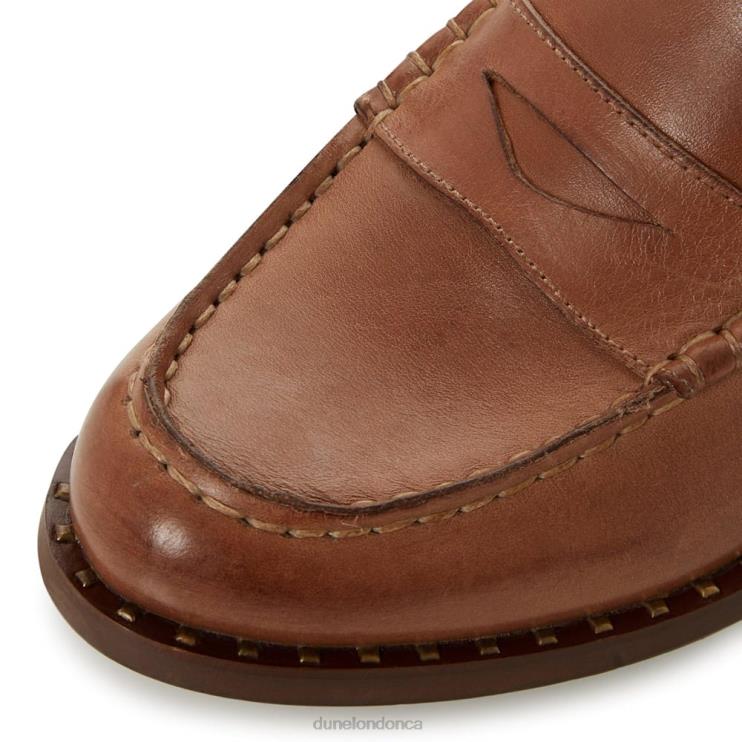 Dune London Greenland Men Leather Mule Loafer Cream 2Z0DB424