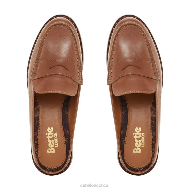 Dune London Greenland Men Leather Mule Loafer Cream 2Z0DB424