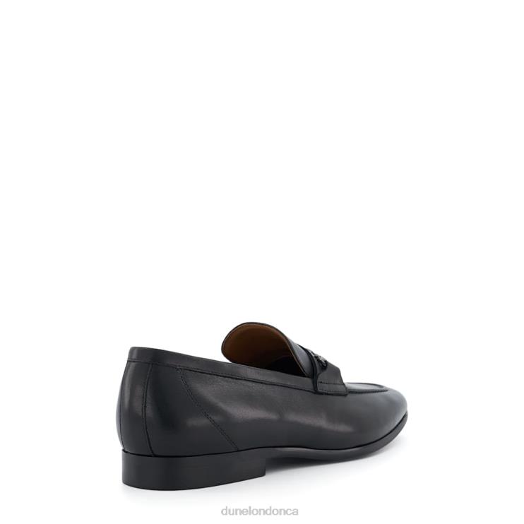 Dune London Sanction Men Snaffle-Trim Loafers Black 2Z0DB835