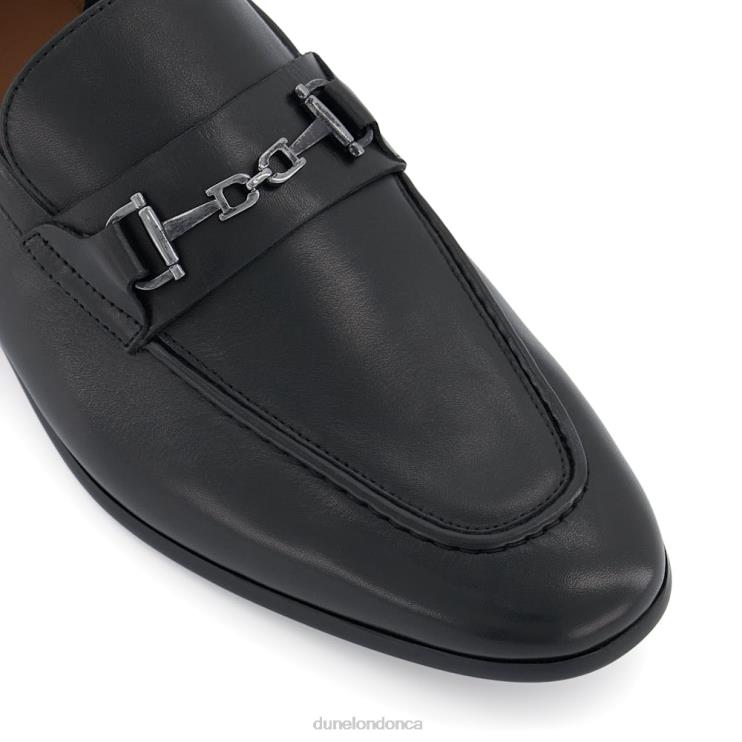 Dune London Sanction Men Snaffle-Trim Loafers Black 2Z0DB835