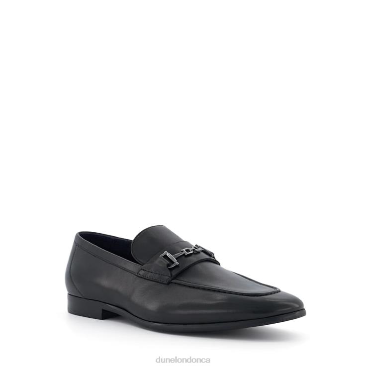 Dune London Sanction Men Snaffle-Trim Loafers Black 2Z0DB835