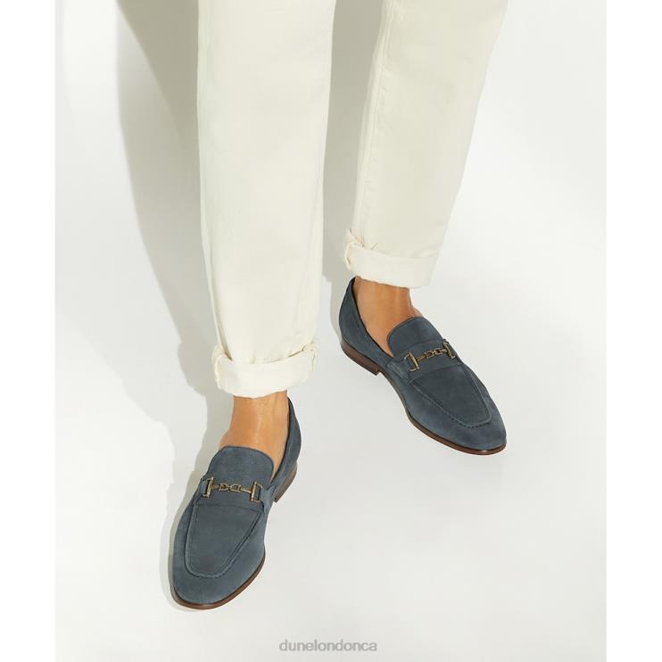 Dune London Sanction Men Snaffle-Trim Loafers Navy 2Z0DB715
