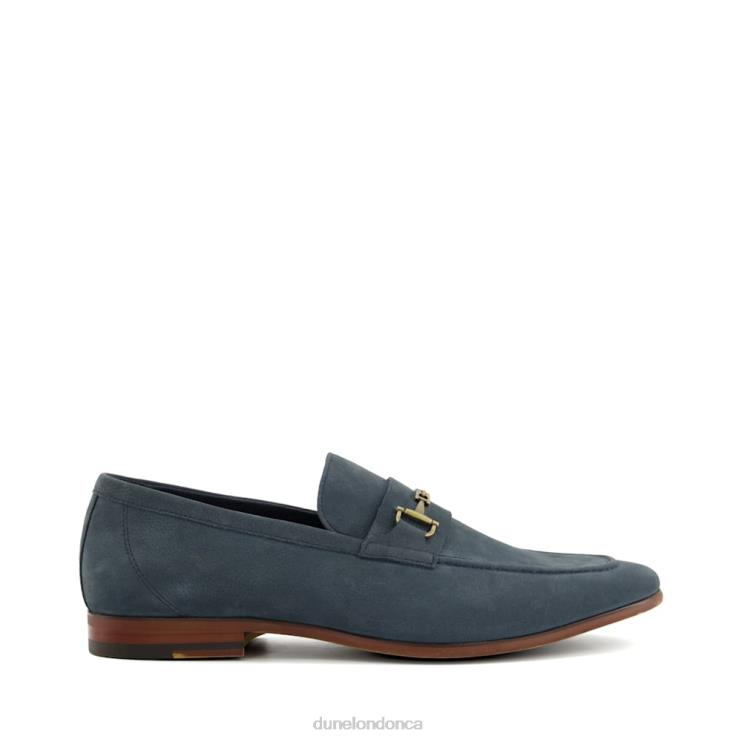Dune London Sanction Men Snaffle-Trim Loafers Navy 2Z0DB715