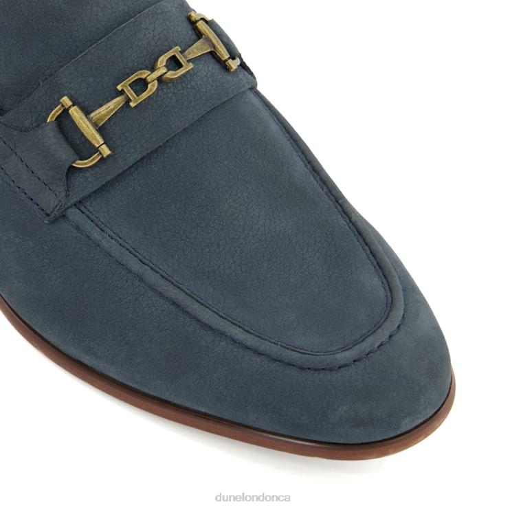 Dune London Sanction Men Snaffle-Trim Loafers Navy 2Z0DB715
