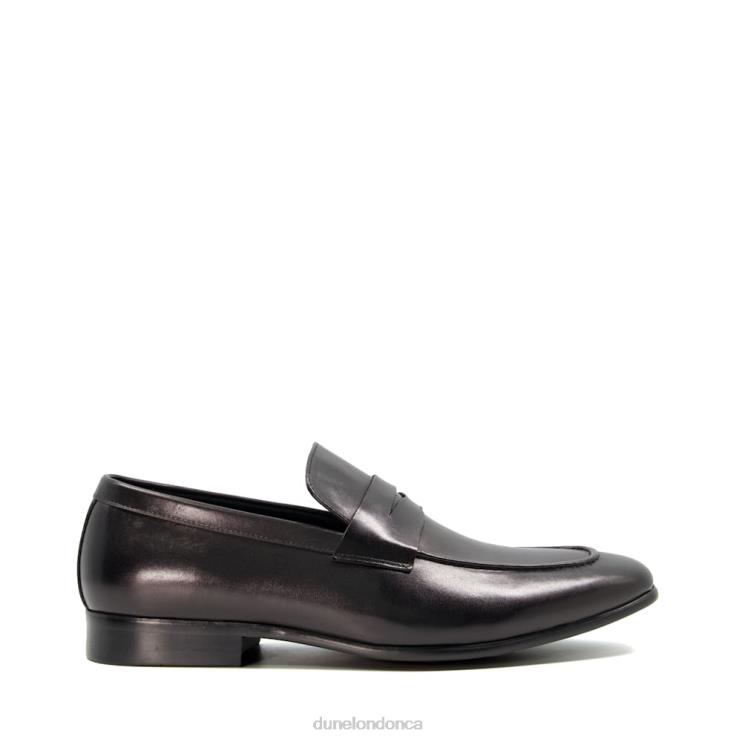 Dune London Server Men Saddle Loafers Black 2Z0DB756