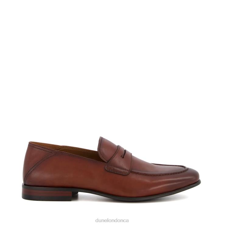 Dune London Sync Men Crush Back Heel Penny Loafer Tan 2Z0DB832