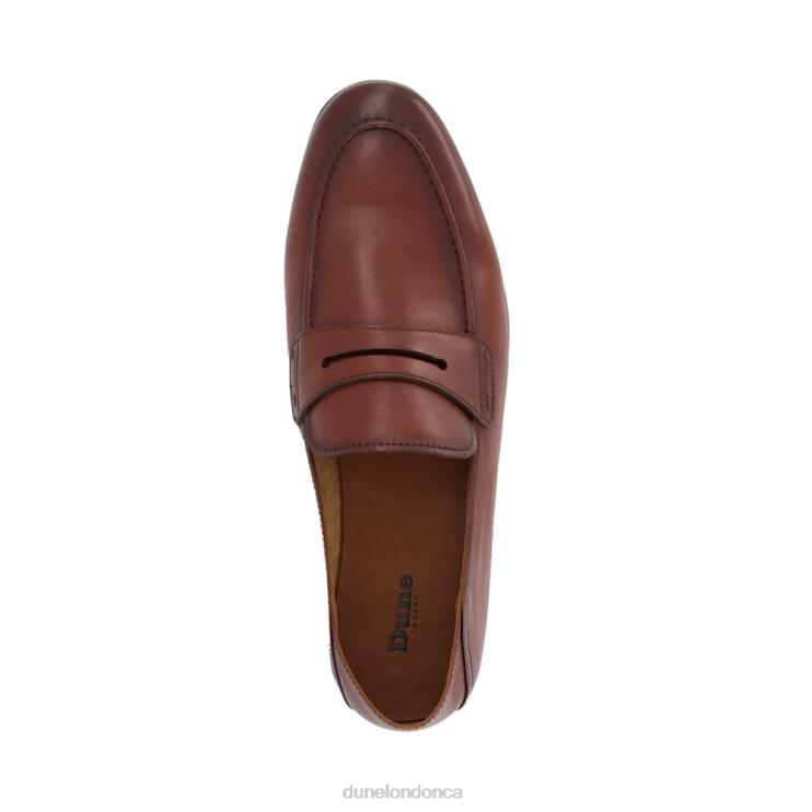 Dune London Sync Men Crush Back Heel Penny Loafer Tan 2Z0DB832