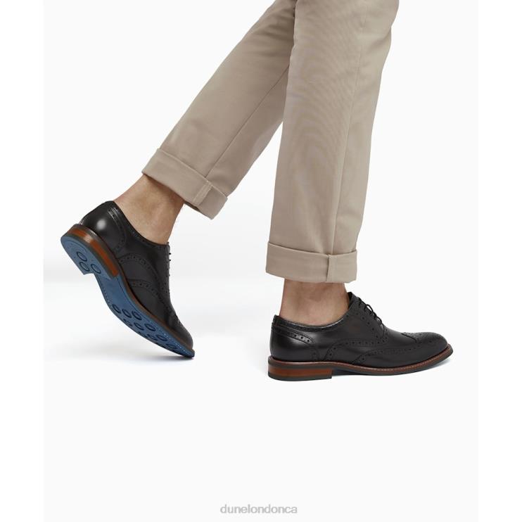 Dune London Pollodium Men Heavy Brogue Shoes Black 2Z0DB831