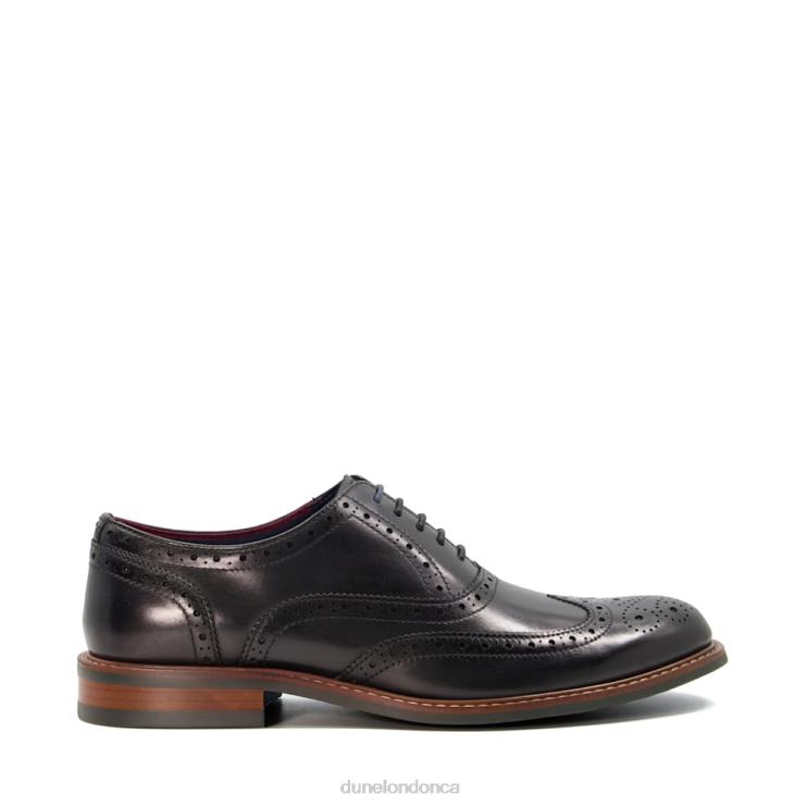 Dune London Pollodium Men Heavy Brogue Shoes Black 2Z0DB831