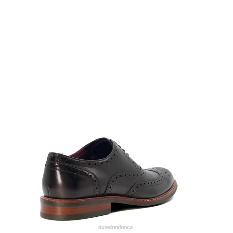 Dune London Pollodium Men Heavy Brogue Shoes Black 2Z0DB831