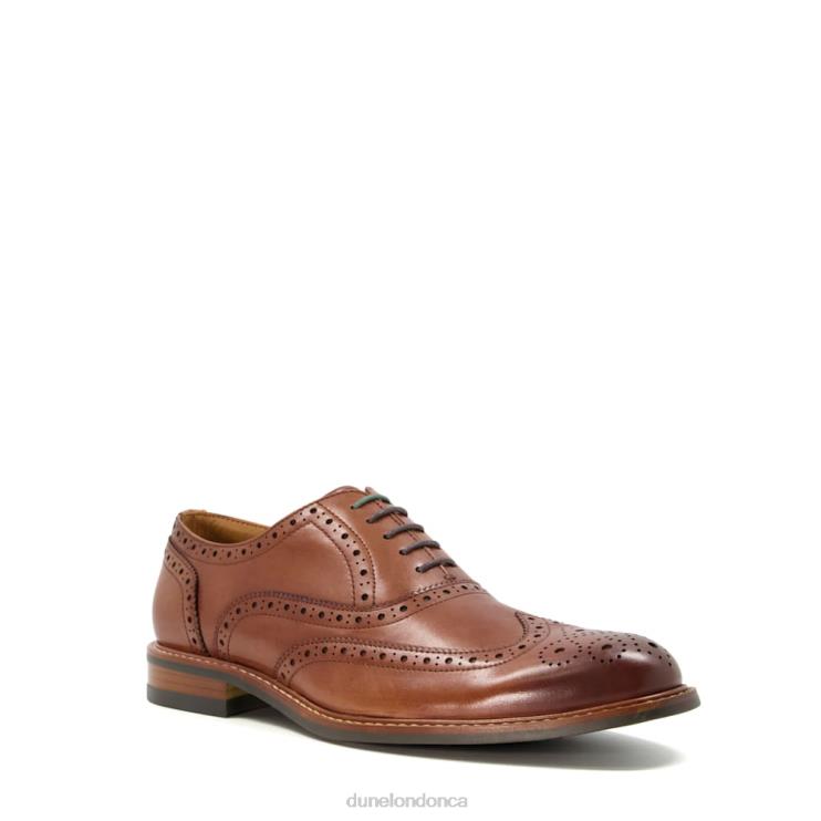 Dune London Pollodium Men Heavy Brogue Shoes Tan 2Z0DB814