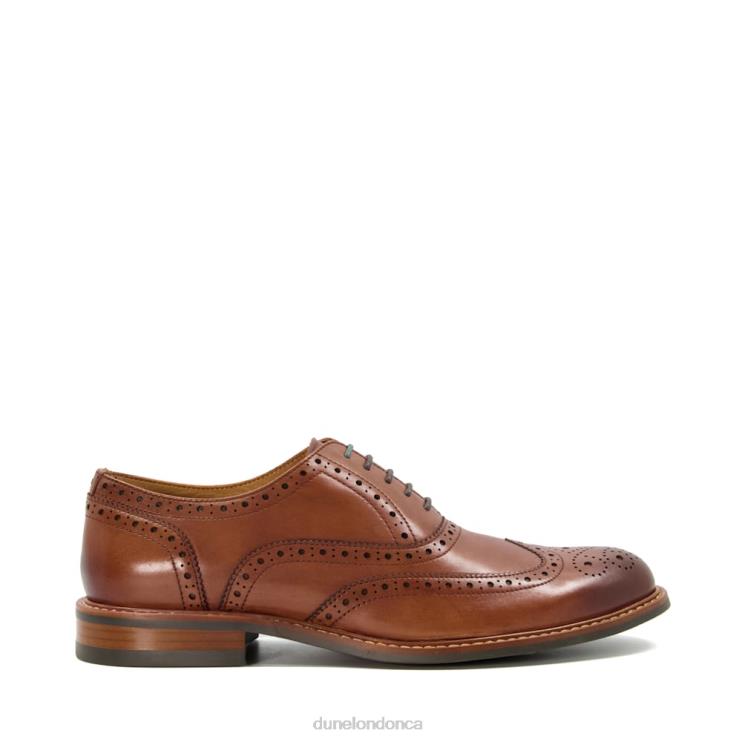 Dune London Pollodium Men Heavy Brogue Shoes Tan 2Z0DB814