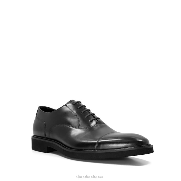Dune London Shiloh Men Leather Lace-Up Oxford Shoes Black 2Z0DB734