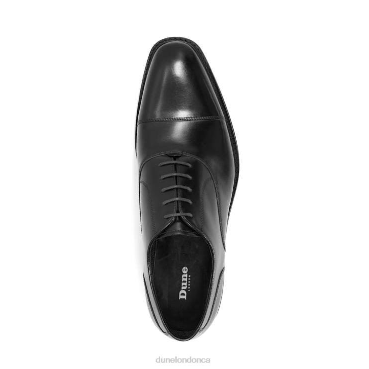 Dune London Shiloh Men Leather Lace-Up Oxford Shoes Black 2Z0DB734