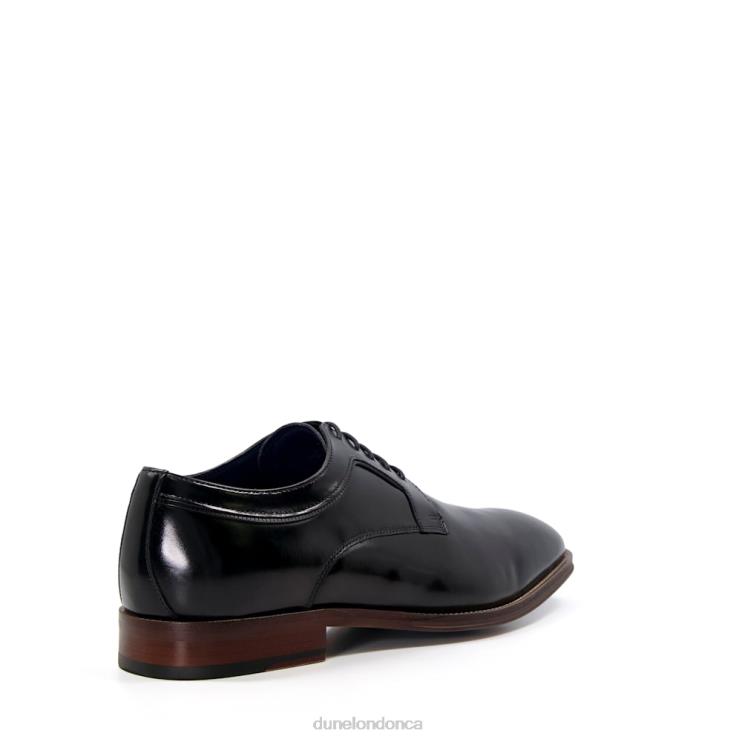 Dune London Sparrows Men Leather Lace-Up Derby Shoes Black 2Z0DB789