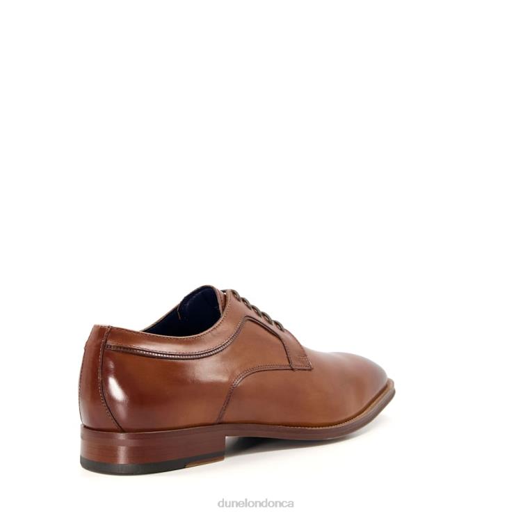 Dune London Sparrows Men Smart Leather Gibson Shoes Tan 2Z0DB855