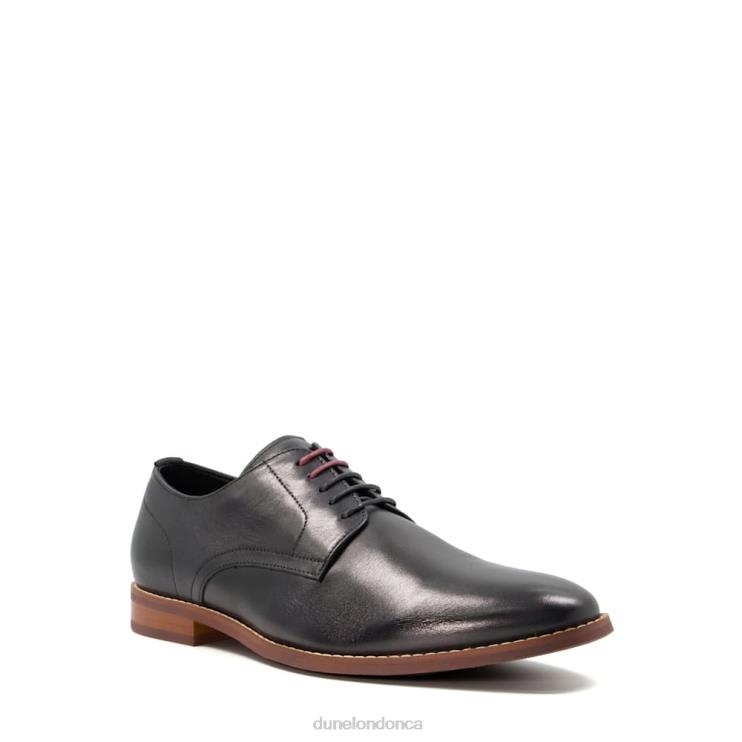 Dune London Suffolks Men Leather Smart Gibson Shoes Black 2Z0DB891