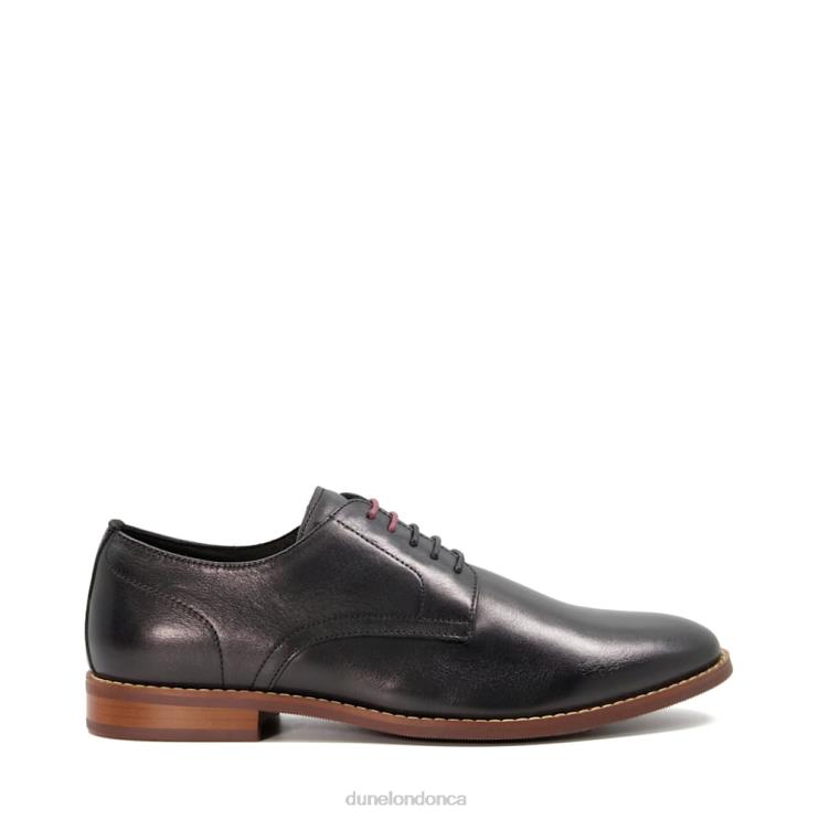 Dune London Suffolks Men Leather Smart Gibson Shoes Black 2Z0DB891