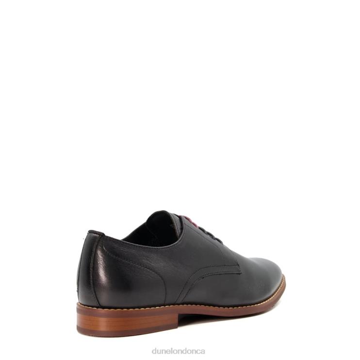 Dune London Suffolks Men Leather Smart Gibson Shoes Black 2Z0DB891