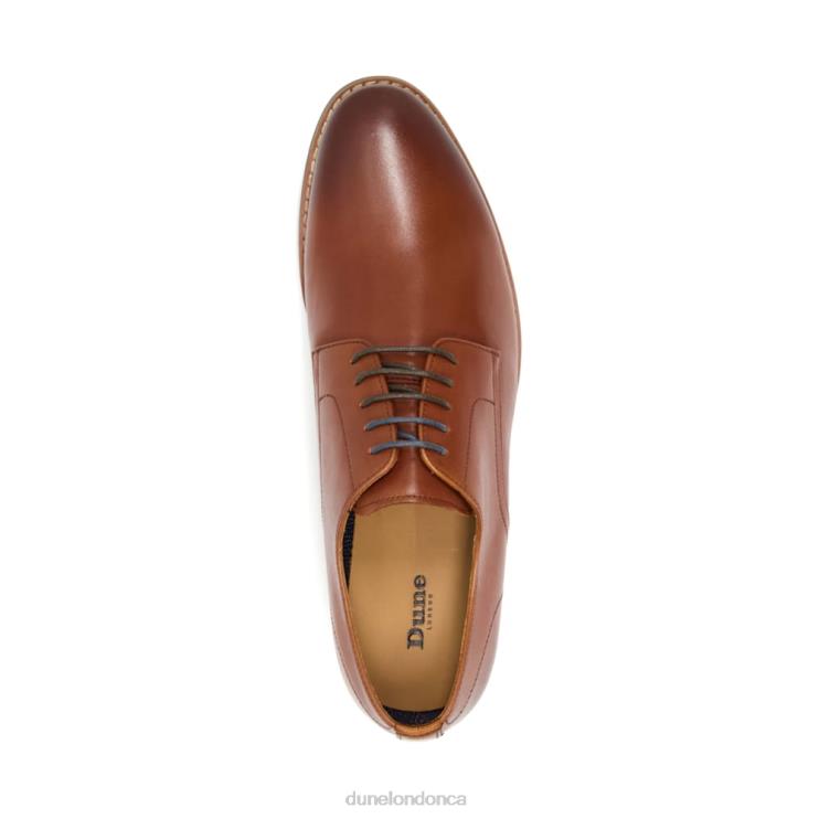 Dune London Suffolks Men Leather Smart Gibson Shoes Tan 2Z0DB796