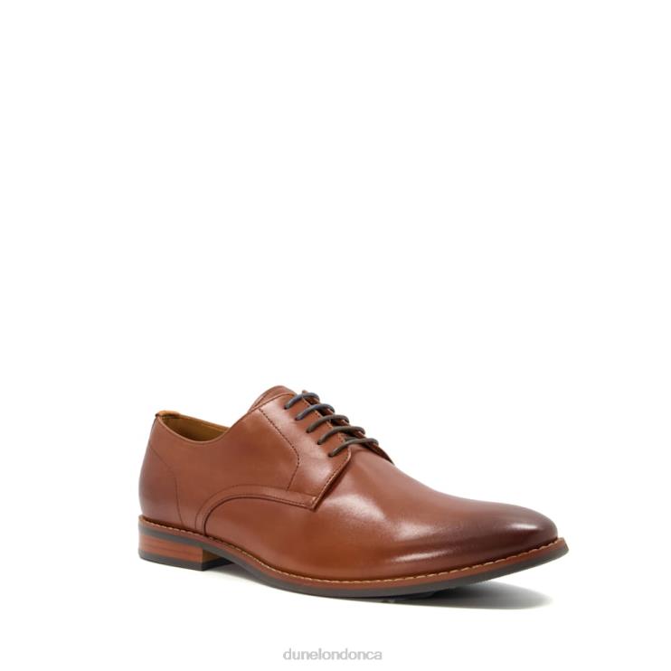 Dune London Suffolks Men Wide Fit Leather Derby Shoes Tan 2Z0DB810