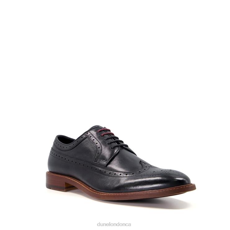 Dune London Superior Men Wingtip Leather Brogue Shoes Black 2Z0DB771