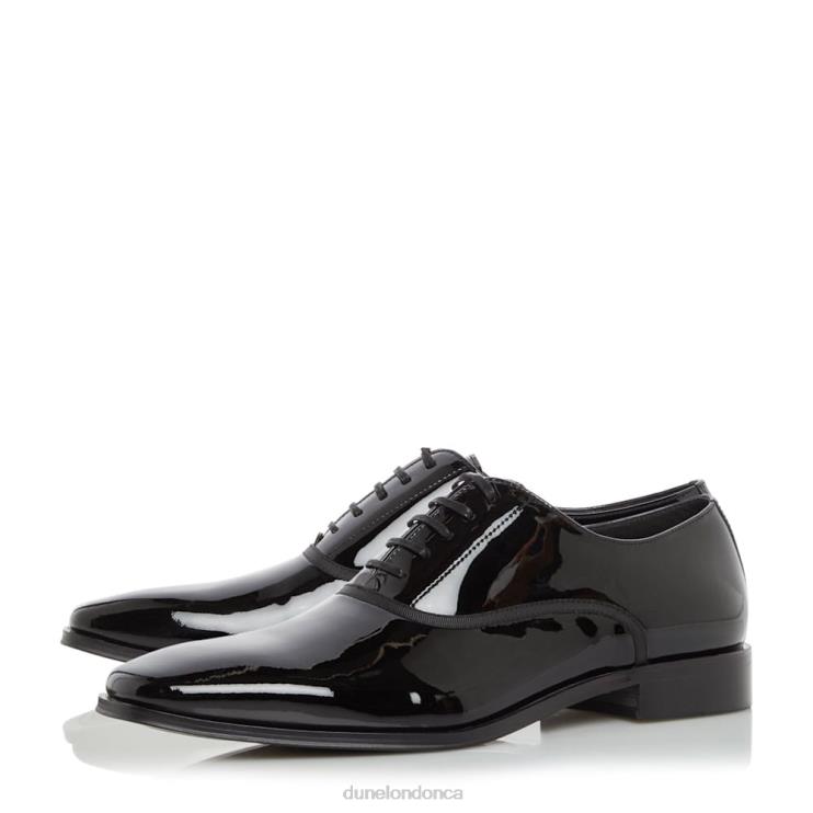 Dune London Swan Men Smart Patent Oxford Shoes Black 2Z0DB753