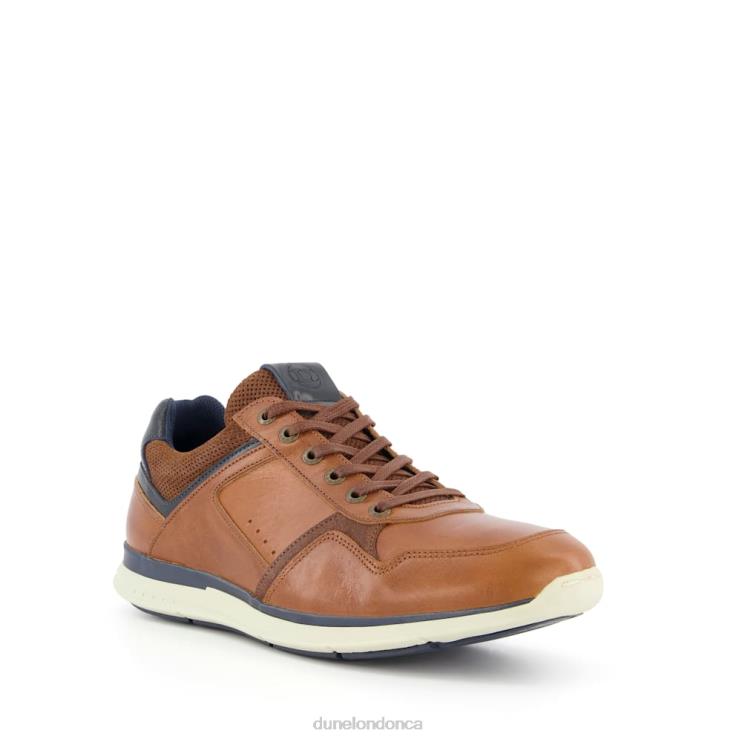 Dune London Thymes Men Lace Up Trainers Tan 2Z0DB864
