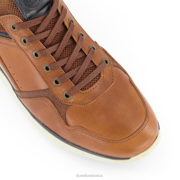 Dune London Thymes Men Lace Up Trainers Tan 2Z0DB864
