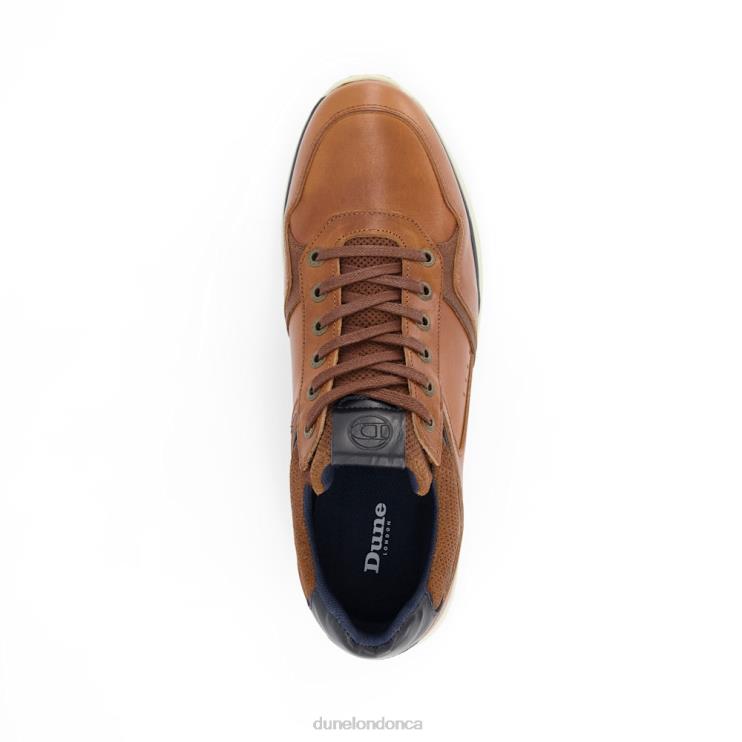 Dune London Thymes Men Lace Up Trainers Tan 2Z0DB864