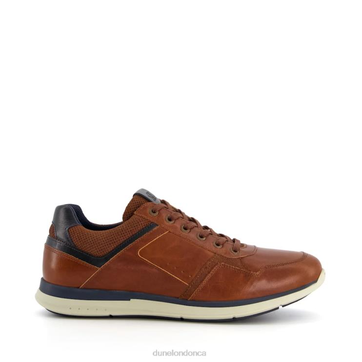 Dune London Thymes Men Wide Fit Lace Up Trainers Tan 2Z0DB888
