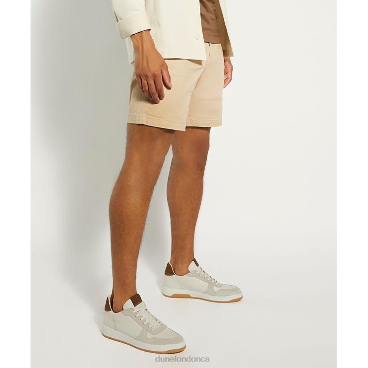 Dune London Timon Men Suede Lace-Up Trainers Off White 2Z0DB770