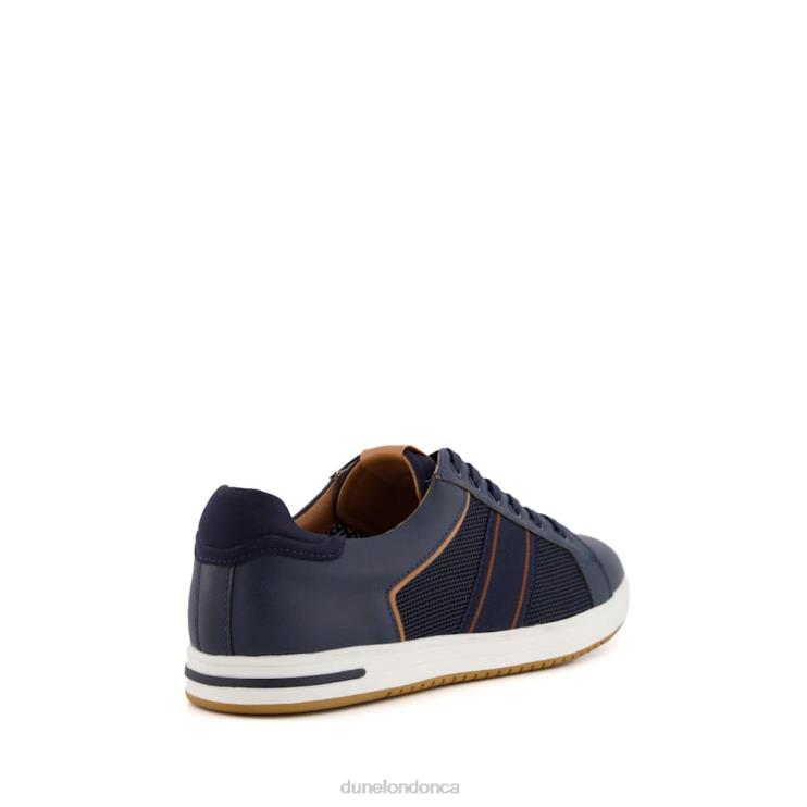Dune London True Men Stripe Panel Trainers Navy 2Z0DB812