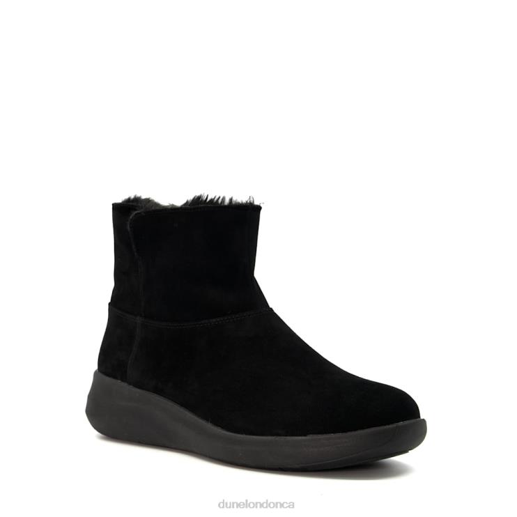 Dune London E Pace Women Comfort Faux Fur Lined Ankle Boots Black 2Z0DB574