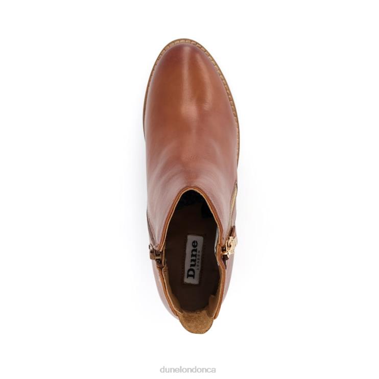 Dune London Paice Women Western Ankle Boots Tan 2Z0DB383