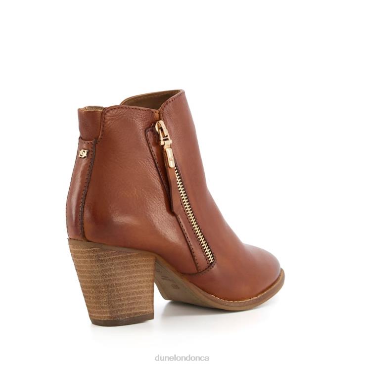 Dune London Paice Women Western Ankle Boots Tan 2Z0DB383