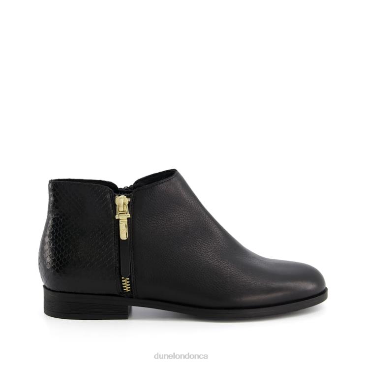 Dune London Pandie Women Zip Detail Ankle Boots Black 2Z0DB370