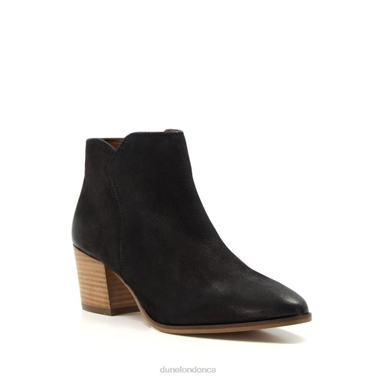 Dune London Parlor Women Heeled Suede Ankle Boots Black 2Z0DB306