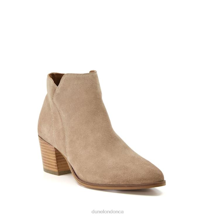 Dune London Parlor Women Heeled Suede Ankle Boots Sand 2Z0DB527