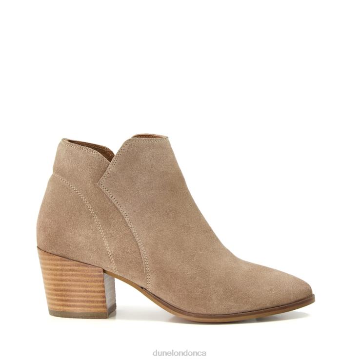 Dune London Parlor Women Heeled Suede Ankle Boots Sand 2Z0DB527