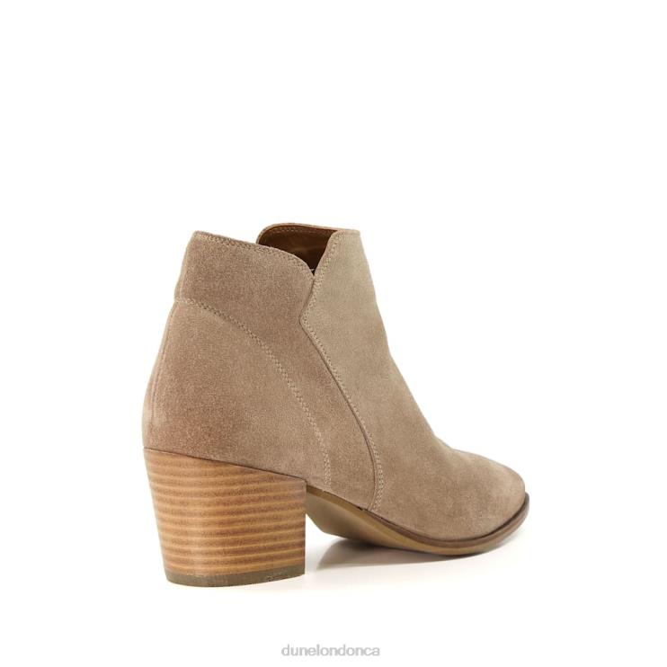 Dune London Parlor Women Heeled Suede Ankle Boots Sand 2Z0DB527