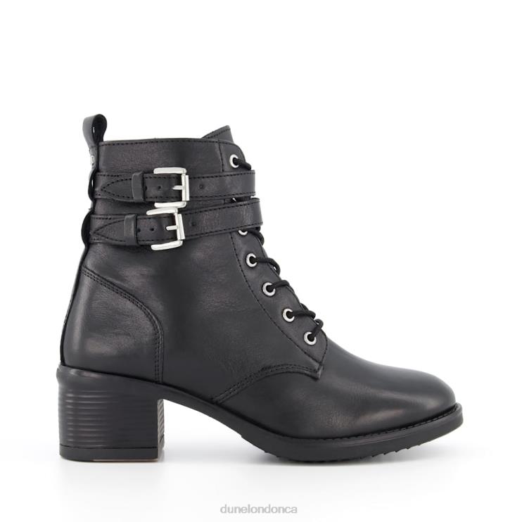 Dune London Paxan Women Wide Fit Buckle Detail Ankle Boots Black 2Z0DB642