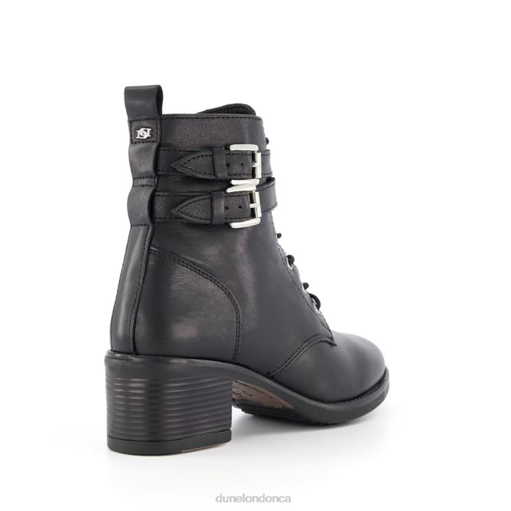 Dune London Paxan Women Wide Fit Buckle Detail Ankle Boots Black 2Z0DB642