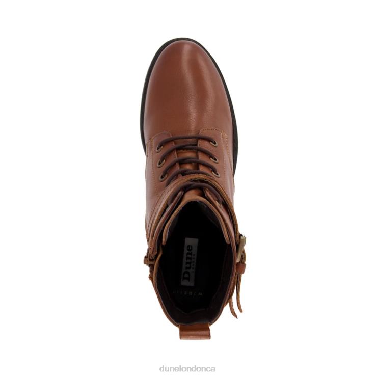 Dune London Paxan Women Wide Fit Buckle Detail Ankle Boots Tan 2Z0DB358