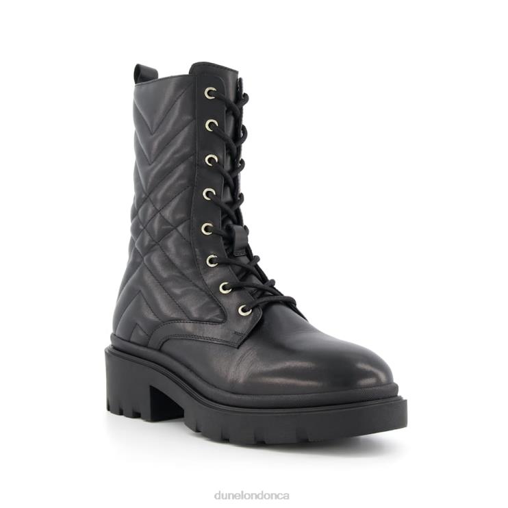 Dune London Paynter Women Quilted Biker Boots Black 2Z0DB357