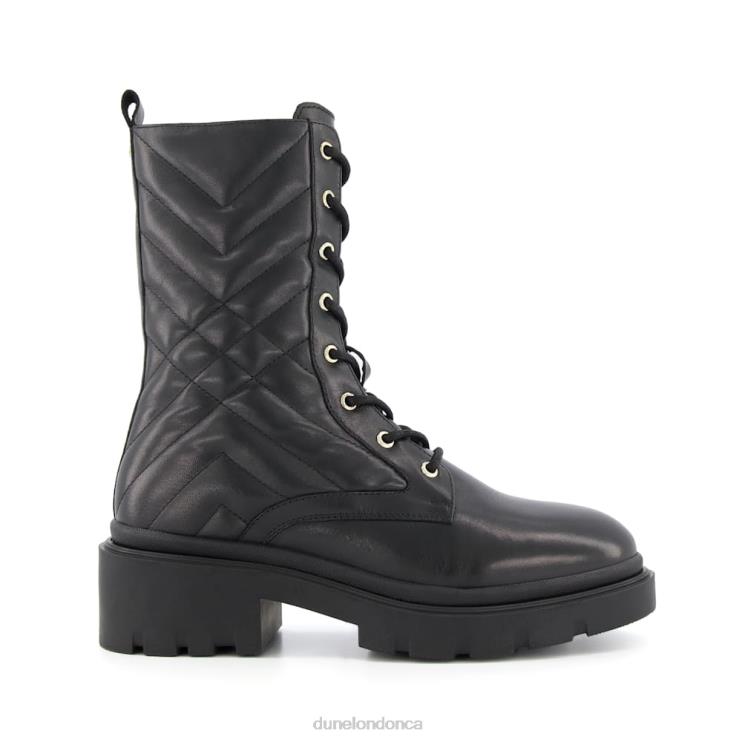 Dune London Paynter Women Quilted Biker Boots Black 2Z0DB357
