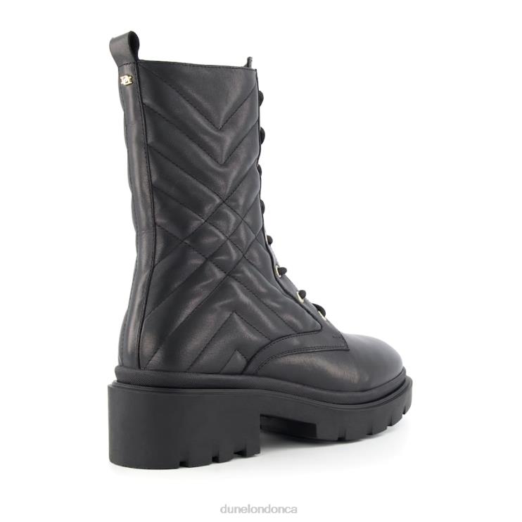 Dune London Paynter Women Quilted Biker Boots Black 2Z0DB357
