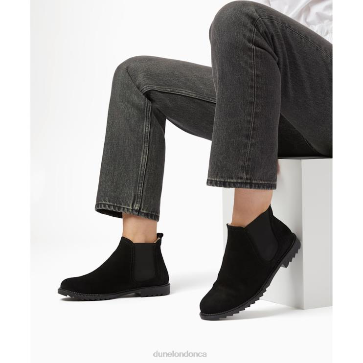 Dune London Pedal Women Warm Lined Chelsea Boots Black 2Z0DB385