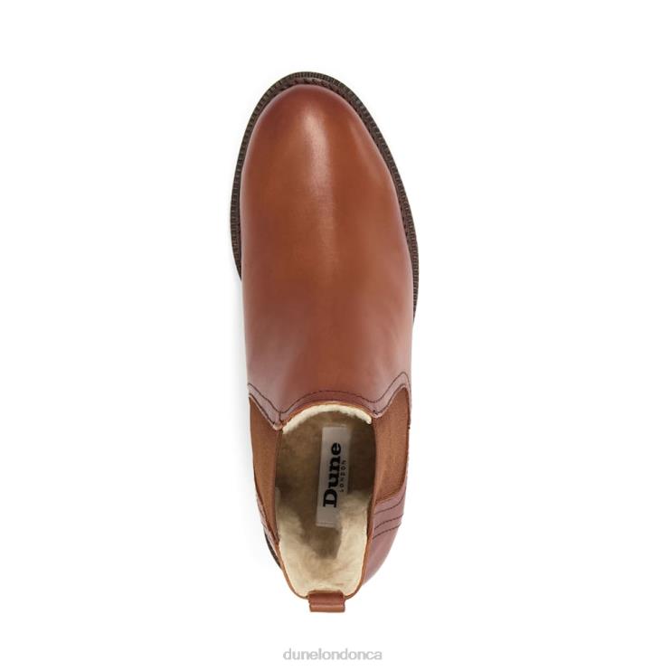 Dune London Pedal Women Warm Lined Chelsea Boots Tan 2Z0DB386